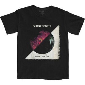 Shinedown Unisex Adult Planet Zero Album Cotton T-Shirt / Black